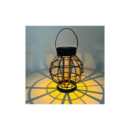 Lampa solara LED, tip felinar gradina, autonomie 6-8h, IP44, 3000K, 20lm, 0.1W, negru