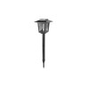 Lampa solara LED tarus, autonomie 6-8h, IP44, 6500K, 10lm, 0.06W, 2 surse, negru