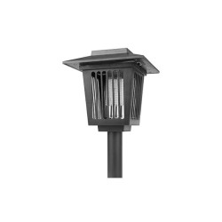 Lampa solara LED tarus, autonomie 6-8h, IP44, 6500K, 10lm, 0.06W, 2 surse, negru
