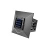 Lampa solara LED tarus, autonomie 6-8h, IP44, 6500K, 10lm, 0.06W, 2 surse, negru