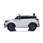 Masinuta electrica 2x25W, Range Rover Velar, 2 locuri, centura, USB, MP3, roti spuma EVA, alb