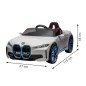 Masinuta electrica BMW I4, 2X25W, Bluetooth, MP3, lumini LED fata-spate, suspensii, roti spuma EVA, scaun maro Masinuta electrica BMW I4, 2X25W, Bluetooth, MP3, lumini LED fata-spate, suspensii, roti spuma EVA, scaun maro