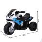Motocicleta electrica pentru copii, BMW S1000 RR, muzica, faruri, baterie 6V/7Ah, alb, albastru Motocicleta electrica pentru copii, BMW S1000 RR, muzica, faruri, baterie 6V/7Ah, alb, albastru