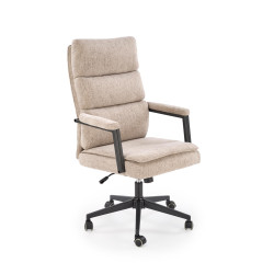 Scaun birou Halmar Adriano, inaltime reglabila 104-110cm, roti cauciucate, functie balansare, functie blocare,textil, bej