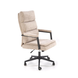 Scaun birou Halmar Adriano, inaltime reglabila 104-110cm, roti cauciucate, functie balansare, functie blocare,textil, bej