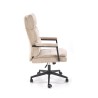 Scaun birou Halmar Adriano, inaltime reglabila 104-110cm, roti cauciucate, functie balansare, functie blocare,textil, bej