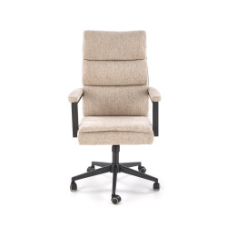 Scaun birou Halmar Adriano, inaltime reglabila 104-110cm, roti cauciucate, functie balansare, functie blocare,textil, bej