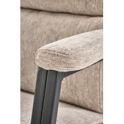 Scaun birou Halmar Adriano, inaltime reglabila 104-110cm, roti cauciucate, functie balansare, functie blocare,textil, bej