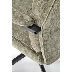 Scaun birou Halmar Adriano, inaltime reglabila 104-110cm, roti cauciucate, functie balansare, functie blocare, textil, verde