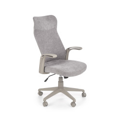 Scaun birou ergonomic Halmar ARCTIC, inaltime reglabila 102-110cm, functie balansare, functie blocare, textil, gri