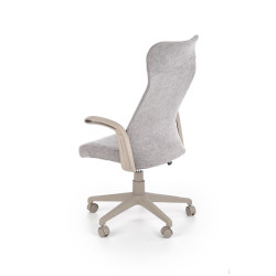 Scaun birou ergonomic Halmar ARCTIC, inaltime reglabila 102-110cm, functie balansare, functie blocare, textil, gri
