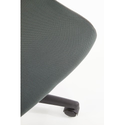 Scaun birou ergonomic Halmar Arsen, inaltime reglabila 113-124cm, suport lombar, textil/plasa, verde/gri
