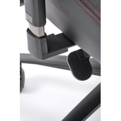 Scaun gaming Halmar Baldur, inaltime reglabila 129-134cm, suport lombar, functie balansare, functie blocare, piele, negru