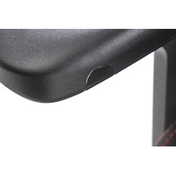 Scaun gaming Halmar Baldur, inaltime reglabila 129-134cm, suport lombar, functie balansare, functie blocare, piele, negru