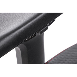Scaun gaming Halmar Baldur, inaltime reglabila 129-134cm, suport lombar, functie balansare, functie blocare, piele, negru
