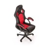 Scaun gaming Halmar Berkel, inaltime reglabila 108-117cm, functie balansare, functie blocare, piele, negru/rosu