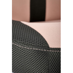 Scaun gaming Halmar Bloom, inaltime reglabila 110-120cm, cotiere reglabile, textil, roz/negru