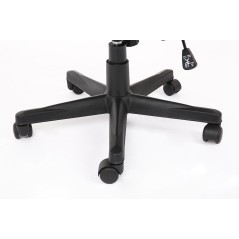 Scaun gaming Halmar Cayman, inaltime reglabila 118-128cm, suport lombar, textil, negru/rosu