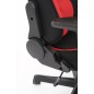 Scaun gaming rotativ, reglabil 118-128 cm, suport lombar, mecanism balansare si blocare, negru/rosu