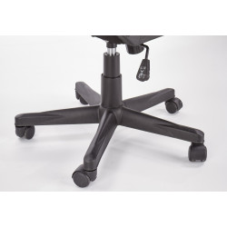 Scaun gaming Halmar Cayman, inaltime reglabila 118-128cm, suport lombar, textil, albastru/alb
