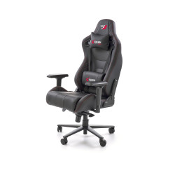Scaun gaming Halmar Chavez, inaltime reglabila 129-135cm, cotiere reglabile, suport lombar, functie multiblock, piele,negru