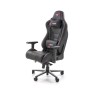 Scaun gaming Halmar Chavez, inaltime reglabila 129-135cm, cotiere reglabile, suport lombar, functie multiblock, piele,negru