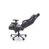 Scaun gaming Halmar Chavez, inaltime reglabila 129-135cm, cotiere reglabile, suport lombar, functie multiblock, piele,negru