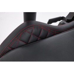 Scaun gaming Halmar Chavez, inaltime reglabila 129-135cm, cotiere reglabile, suport lombar, functie multiblock, piele,negru