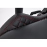 Scaun gaming Halmar Chavez, inaltime reglabila 129-135cm, cotiere reglabile, suport lombar, functie multiblock, piele,negru