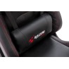 Scaun gaming Halmar Chavez, inaltime reglabila 129-135cm, cotiere reglabile, suport lombar, functie multiblock, piele,negru