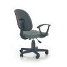 Scaun birou pentru copii Halmar Darian, inaltime reglabila 84-96cm, baza polipropilena, stil clasic, textil, gri