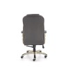 Scaun directorial Halmar Desmond, inaltime reglabila 112-119cm, roti cauciucate, functie multiblock, piele, gri