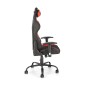 Scaun gaming Drake, inaltime reglabila 127-134 cm, cotiere reglabile, suport lombar, perna ergonomica, textil/piele, negru/rosu Scaun gaming Drake, inaltime reglabila 127-134 cm, cotiere reglabile, suport lombar, perna ergonomica, textil/piele, negru/rosu