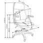 Scaun ergonomic de birou Edison, inaltime 111-118 cm, roti cauciucate, functie balansare, multiblock, piele eco neagra Scaun ergonomic de birou Edison, inaltime 111-118 cm, roti cauciucate, functie balansare, multiblock, piele eco neagra