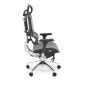 Scaun birou ergonomic Halmar Ethan, inaltime reglabila 130-139 cm, tetiera reglabila, baza metal, functie blocare, mesh