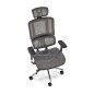Scaun birou ergonomic Halmar Ethan, inaltime reglabila 130-139 cm, tetiera reglabila, baza metal, functie blocare, mesh