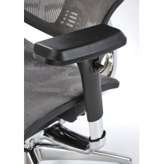 Scaun birou ergonomic Halmar Ethan, inaltime reglabila 130-139cm, tetiera reglabila, functie blocare, plasa, negru