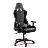 Scaun gaming Halmar Evolve Pro, reglabil 127-137cm, cotiere reglabile, suport lombar, perna ergonomica, textil, gri/ negru