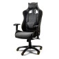 Scaun gaming Evolve Pro, 120-130 cm, roti cauciucate, cotiere reglabile, suport lombar, perna ergonomica, balansare, blocare