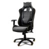 Scaun gaming Halmar Evolve Pro, reglabil 120-130cm, cotiere reglabile, suport lombar, perna ergonomica, textil, gri/negru