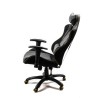 Scaun gaming Halmar Evolve Pro, reglabil 120-130cm, cotiere reglabile, suport lombar, perna ergonomica, textil, gri/negru