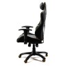 Scaun gaming Halmar Evolve Pro, reglabil 120-130cm, cotiere reglabile, suport lombar, perna ergonomica, textil, gri/negru
