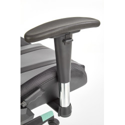 Scaun gaming Halmar Factor, inaltime reglabila 121-131cm, cotiere reglabile, piele, multicolor