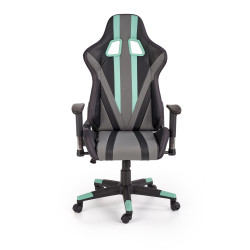 Scaun gaming Halmar Factor, inaltime reglabila 121-131cm, cotiere reglabile, piele, multicolor