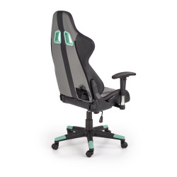 Scaun gaming Halmar Factor, inaltime reglabila 121-131cm, cotiere reglabile, piele, multicolor
