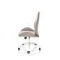Scaun birou Falcao, inaltime 101-111 cm, stil scandinav, mecanism blocare, balansare, material textil gri