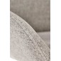 Scaun birou Falcao, inaltime 101-111 cm, stil scandinav, mecanism blocare, balansare, material textil gri