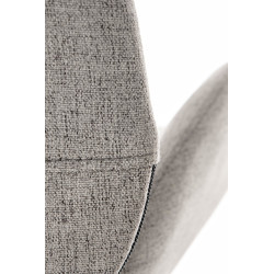 Scaun birou Halmar Falcao, inaltime reglabila 101-111cm, stil scandinav, functie blocare, functie balansare, textil, gri
