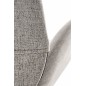 Scaun birou Falcao, inaltime 101-111 cm, stil scandinav, mecanism blocare, balansare, material textil gri