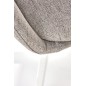 Scaun birou Falcao, inaltime 101-111 cm, stil scandinav, mecanism blocare, balansare, material textil gri